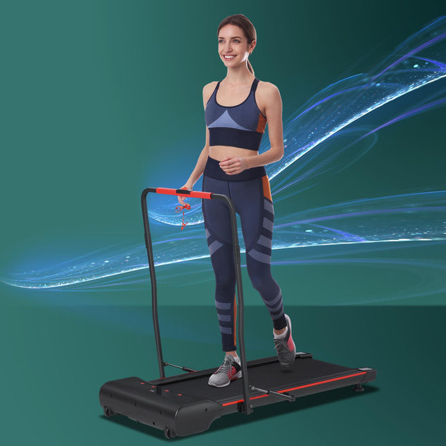 Foldable Walking Machine Treadmill 1-6km/h with LED Display & Remote Control Exe