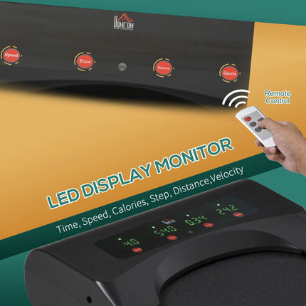 Foldable Walking Machine Treadmill 1-6km/h with LED Display & Remote Control Exe