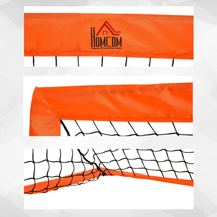 Tetoron Mesh Folding Outdoor Football Goal 183x90x90 cm - Orange