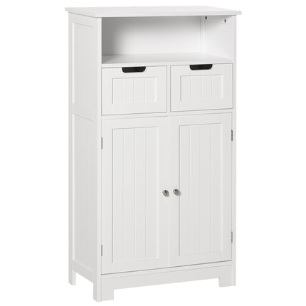 Bathroom Cabinet, Free Standing Bathroom Storage Cabinet with 2 Drawers and Adju