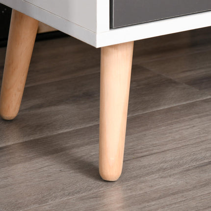 Sideboard Floor Standing Storage Cabinet with Drawer for Bedroom, Living Room, Home Office - Grey