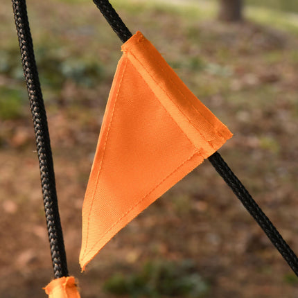 Kids Saucer Tree Swing Set with Adjustable Rope and Steel Frame - Blue Green Orange