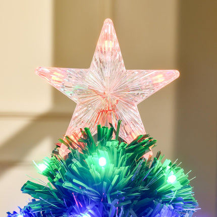 3ft 90cm Fiber Optic Pre-Lit Artificial Christmas Tree - Green