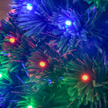 3ft 90cm Fiber Optic Pre-Lit Artificial Christmas Tree - Green