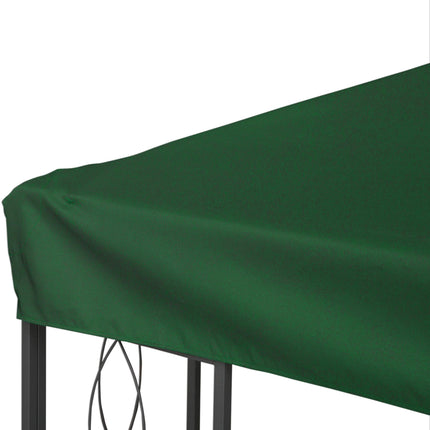Gazebo Roof Replacement for 3x4m Frames with Two-Tier Design - Green