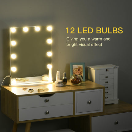 Hollywood Mirror with Lights for Makeup Dressing Table, Lighted Vanity Mirror With Lights For Makeup Dressing Table Lighted Vanity Mirror Wi