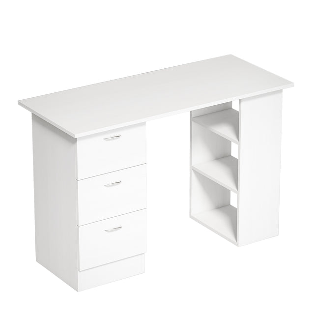 Computer Desk with Drawers, Home Office Desk, Writing Table, PC Workstationn