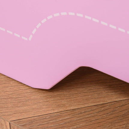 MDF Kids Single Castle Design Bed for Ages 3-6 - Pink