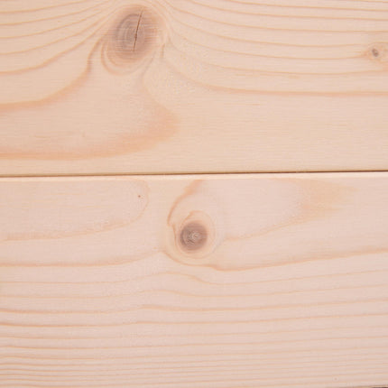 Rectangular Raised Fir Wood Garden Planter Bed - Oak Tone