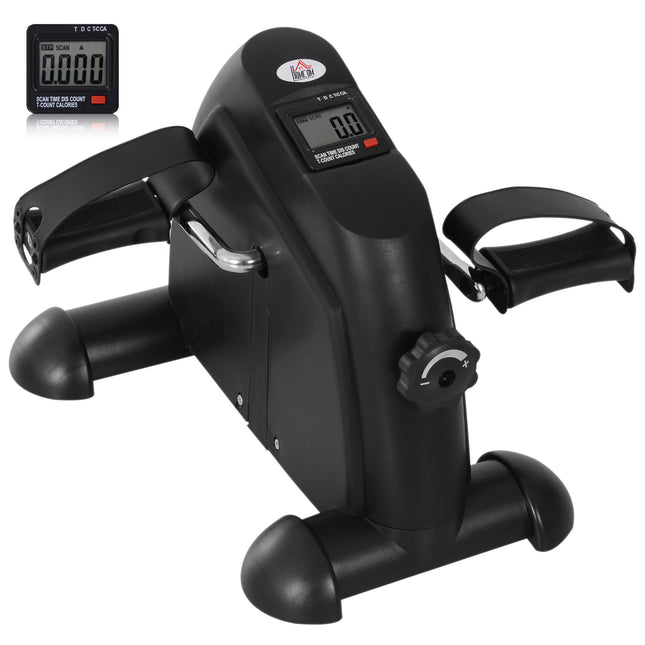Mini Exercise Bike with LCD Display 35x40x31cm - Black