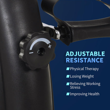 Mini Exercise Bike with LCD Display 35x40x31cm - Black