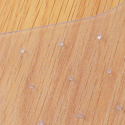 Office Carpet Protector Chair Mat 900x1200mm Clear Frosted Non-Slip Spike - Clear