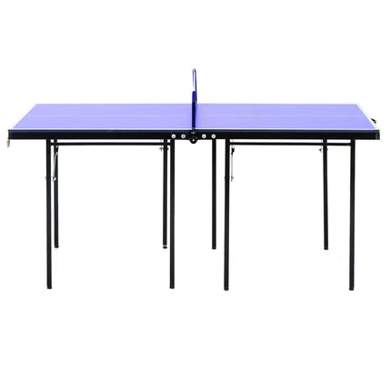 Folding Mini Compact Table Tennis Top with Professional Net Set - Blue
