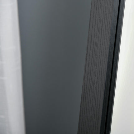 Full Length Freestanding and Wall Mirror 37 x 154 cm - Black
