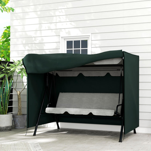 Oxford Polyester Waterproof Swing Chair Cover 1 Piece for Large Swings - Green