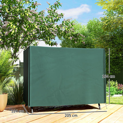 Oxford Polyester Waterproof Swing Chair Cover 1 Piece for Large Swings - Green