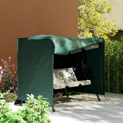 Oxford Polyester Waterproof Swing Chair Cover 1 Piece for Large Swings - Green
