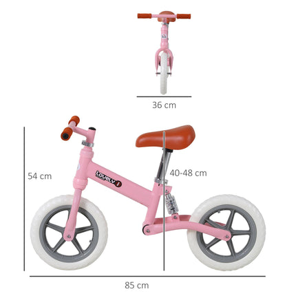 Toddler Balance Bike for Coordination Learning - Pink