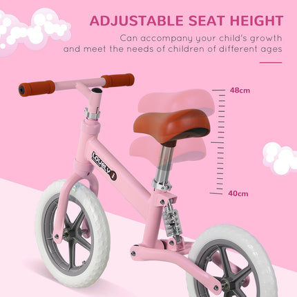 Toddler Balance Bike for Coordination Learning - Pink
