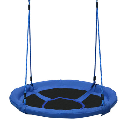 Kids Round Tree Spin Swing 100cm Diameter - Blue