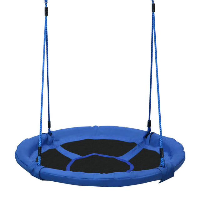 Kids Round Tree Spin Swing 100cm Diameter - Blue