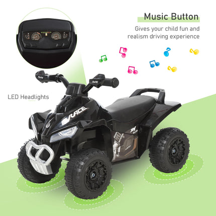 Toddler Ride On Car Walker with Music & Lights Manual Foot-to-Floor Slider 18-36 Months - Green