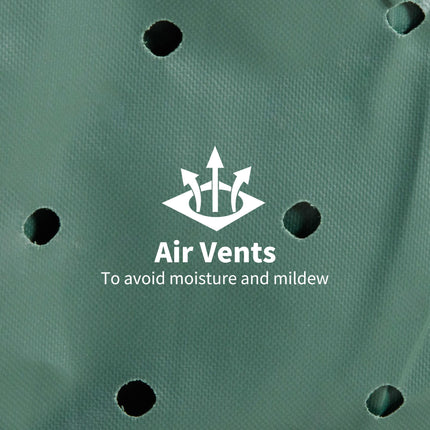 Large Round Garden Patio Furniture Cover 600D Oxford Waterproof - Green