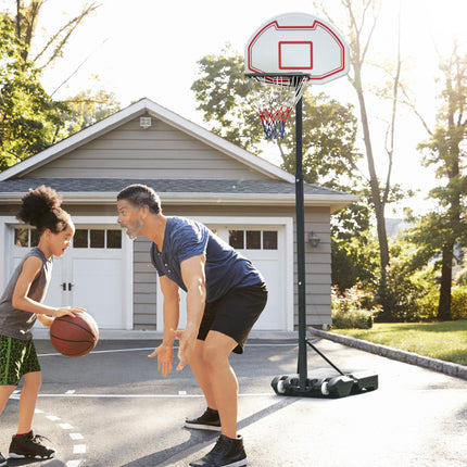 Basketball Hoop Outdoor, Portable Basketball Hoop and Stand with Weighted Base,