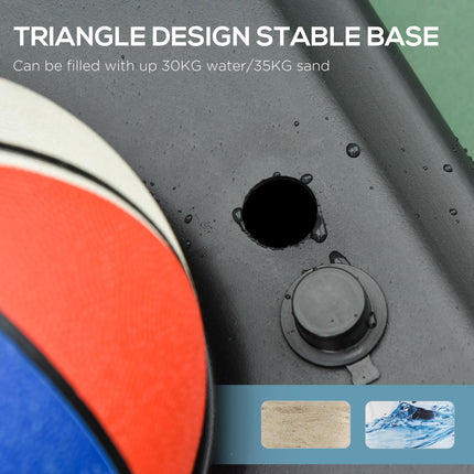Basketball Hoop Outdoor, Portable Basketball Hoop and Stand with Weighted Base,