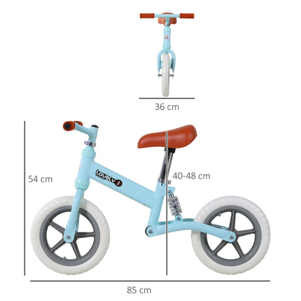 Toddler Balance Bike for Learning Coordination and Balance - Blue