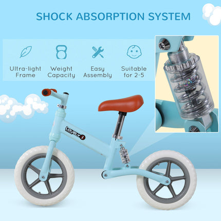 Toddler Balance Bike for Learning Coordination and Balance - Blue