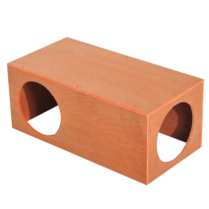 Outdoor Rabbit Hideaway Shelter Indoor Cat Tunnel Garden Kitty Box House Pet Hom
