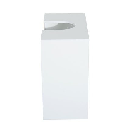 Bathroom Under Sink Storage Cabinet 2-Door Wooden Vanity Unit - White