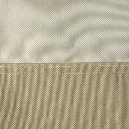 Single Seat Waterproof Garden Furniture Cover 600D Oxford Cloth - Beige and Coffee