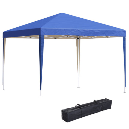 3 x 3M Pop Up Garden Gazebo Marquee Party Tent with Carry Bag - Blue