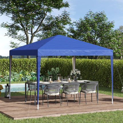 3 x 3M Pop Up Garden Gazebo Marquee Party Tent with Carry Bag - Blue