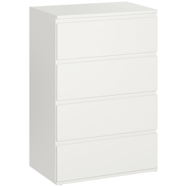 Chest of Drawers, 4-Drawer Storage Cabinets Modern Dresser Storage Drawer Unit