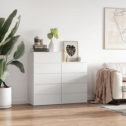 Chest of Drawers, 4-Drawer Storage Cabinets Modern Dresser Storage Drawer Unit