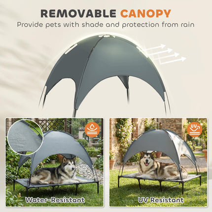 60cm Foldable Portable Pet Carrier with Cushion for Miniature Dogs and Cats - Grey