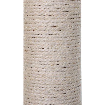 2-Tier Cat Tree with Sisal Rope Scratching Posts and Dangle Toy - Beige
