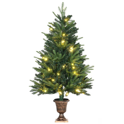 1.2m 4ft Christmas Tree Entrance D√©cor 750 Tips Xmas Pre-lit Tree 80 LED with V