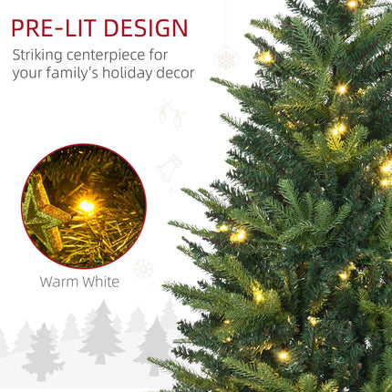 1.2m 4ft Christmas Tree Entrance D√©cor 750 Tips Xmas Pre-lit Tree 80 LED with V