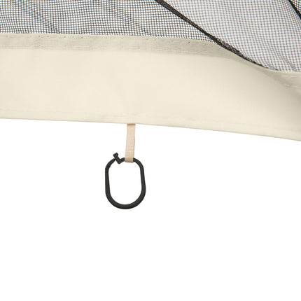 Set of 4 Gazebo Sidewall Mosquito Netting Panels - Beige