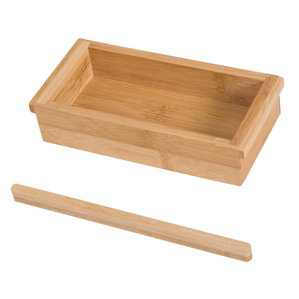Extendable Bamboo Bathtub Shelf Rack Bath Caddy Tray 75-109L x 23.5W x 4T cm - Bamboo