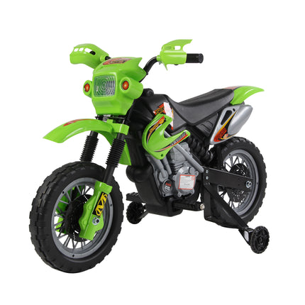 Kids 6V Electric Ride-On Motorbike Motorcycle for Children - Green
