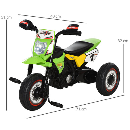 Ride On Toddler Tricycle 3 Wheels Pedal for Ages 18-36 Months - Green