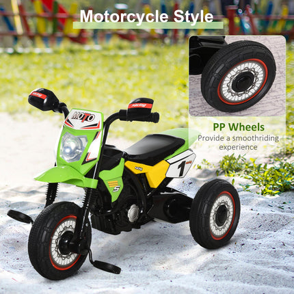 Ride On Toddler Tricycle 3 Wheels Pedal for Ages 18-36 Months - Green