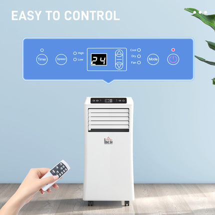 Mobile Air Conditioner 1114W with Remote, Timer, Cooling, Dehumidifying & Ventilating - White