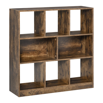 3-Tier Bookcase, Storage Shelf Unit with Open Compartments, for Living Room, Bed