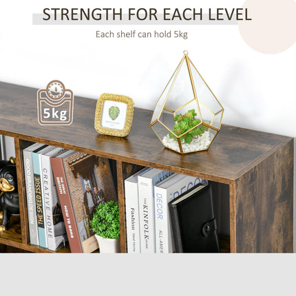 3-Tier Bookcase, Storage Shelf Unit with Open Compartments, for Living Room, Bed